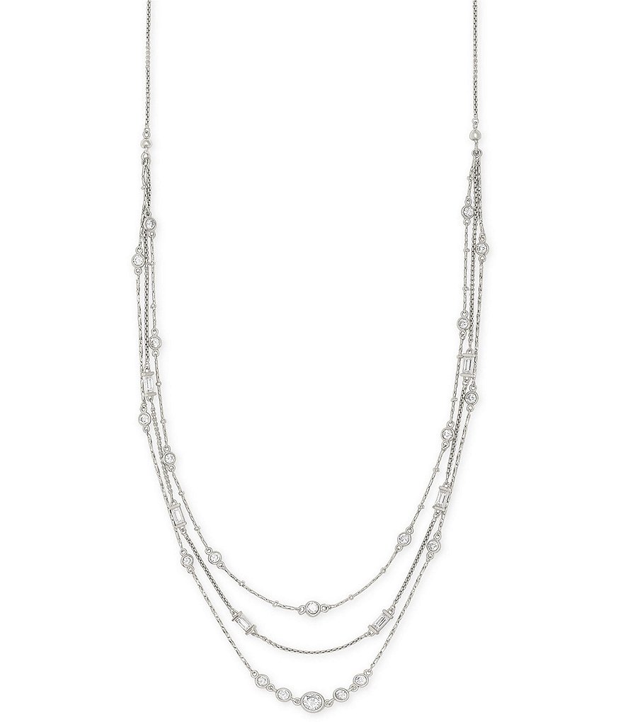 Kendra Scott Rina Multi Strand Necklace In Lustre Glass