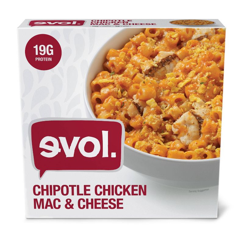 Evol Frozen Chipotle Chicken Macaroni and Cheese - 8oz
