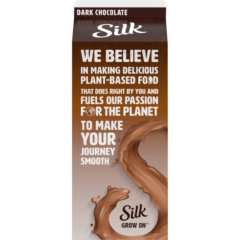 Silk Almond Dark Chocolate Almond Milk - 0.5gal