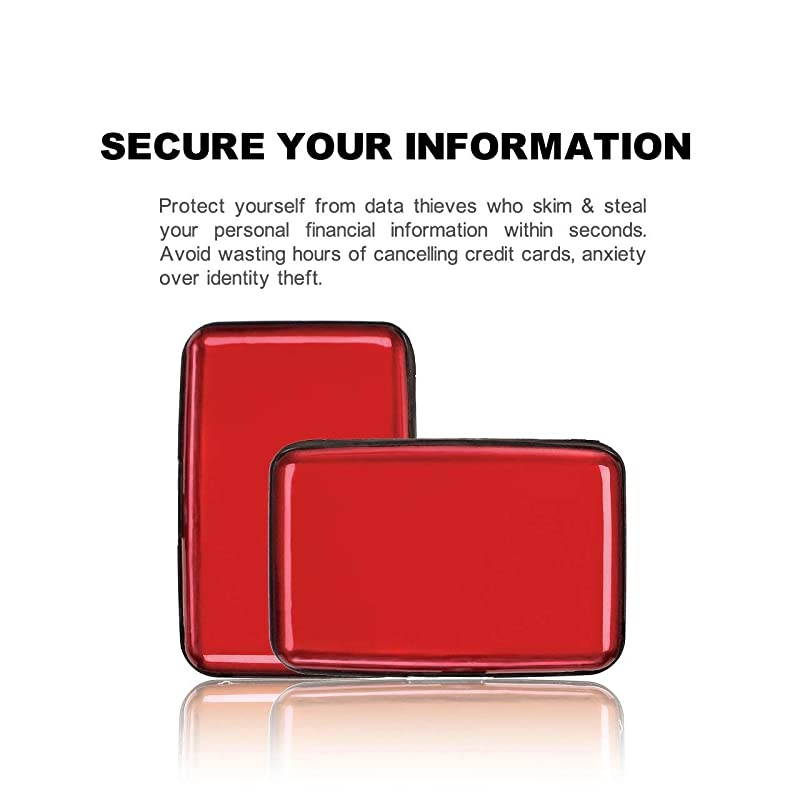 Credit Card Protector RFID Blocking Aluminum 7 Slots RFID Wallets for Women amp Men Business Card Holders for ID Credit Cards