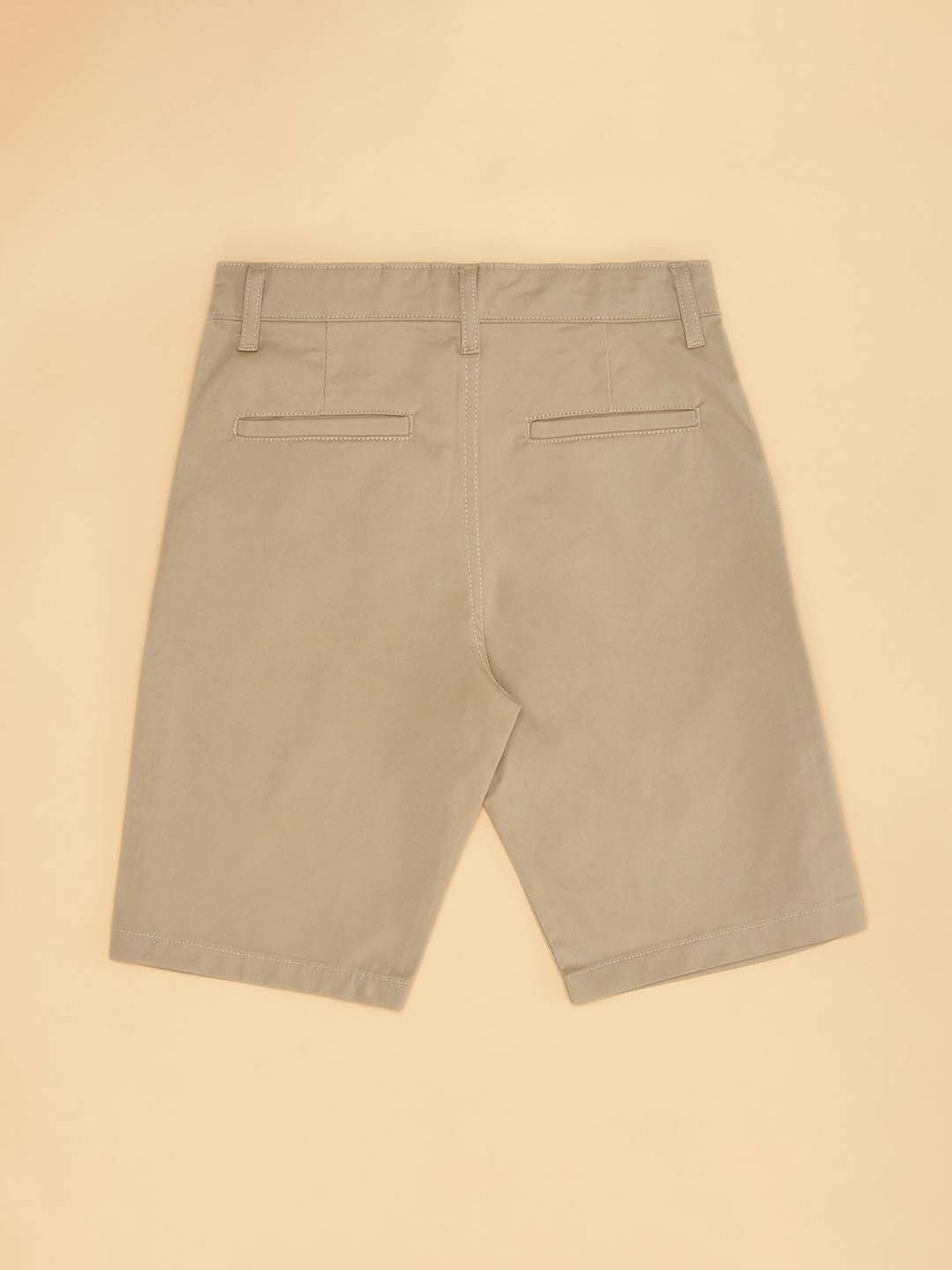 YU by Pantaloons Kids Brown Cotton Regular Fit Shorts