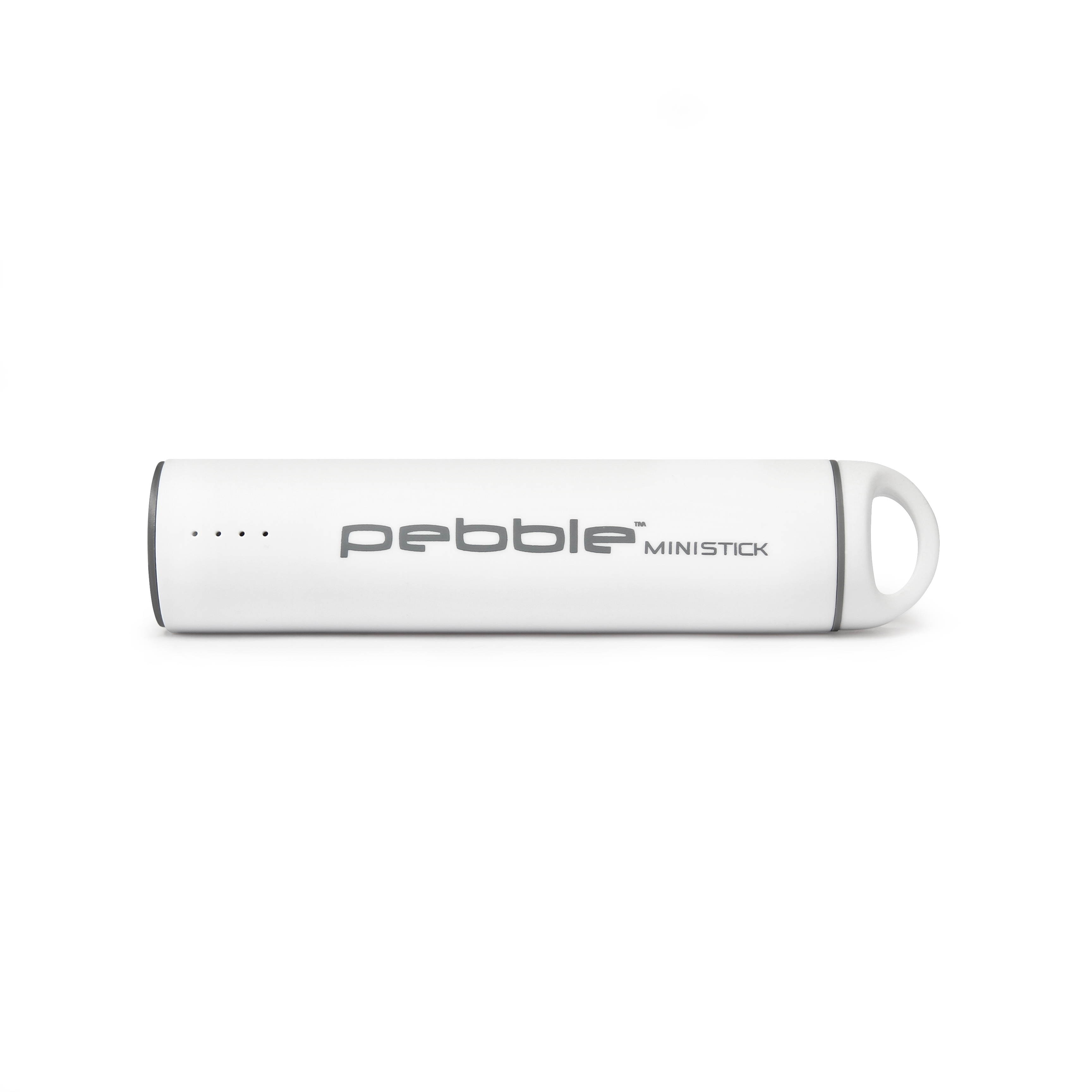 Veho Pebble Ministick 2,200mAh Emergency Portable Rechargeable Power Bank &ndash; White