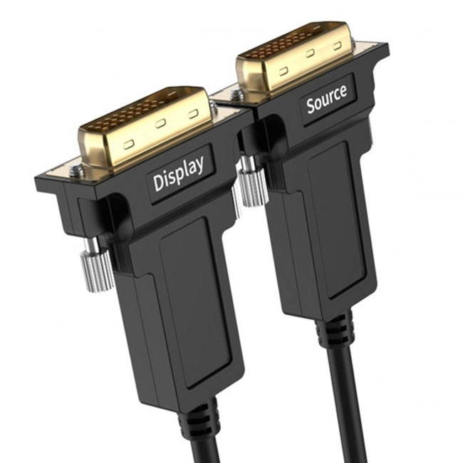5M FVH DVI AOC Cable Active Fiber Optic Fast Transfer Ultra FHD 4K 60hz DV-002