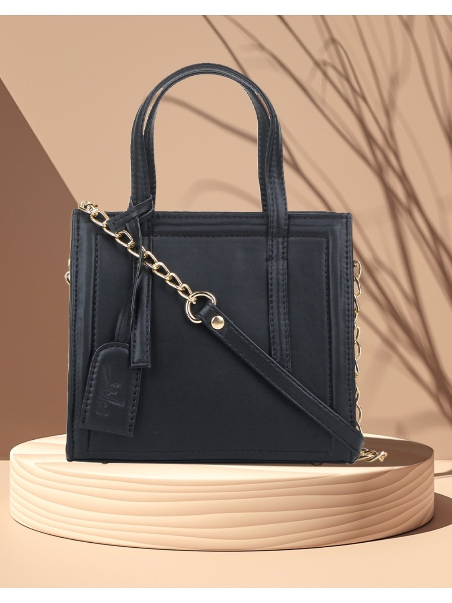 Yelloe Black Small Cross Body Bag