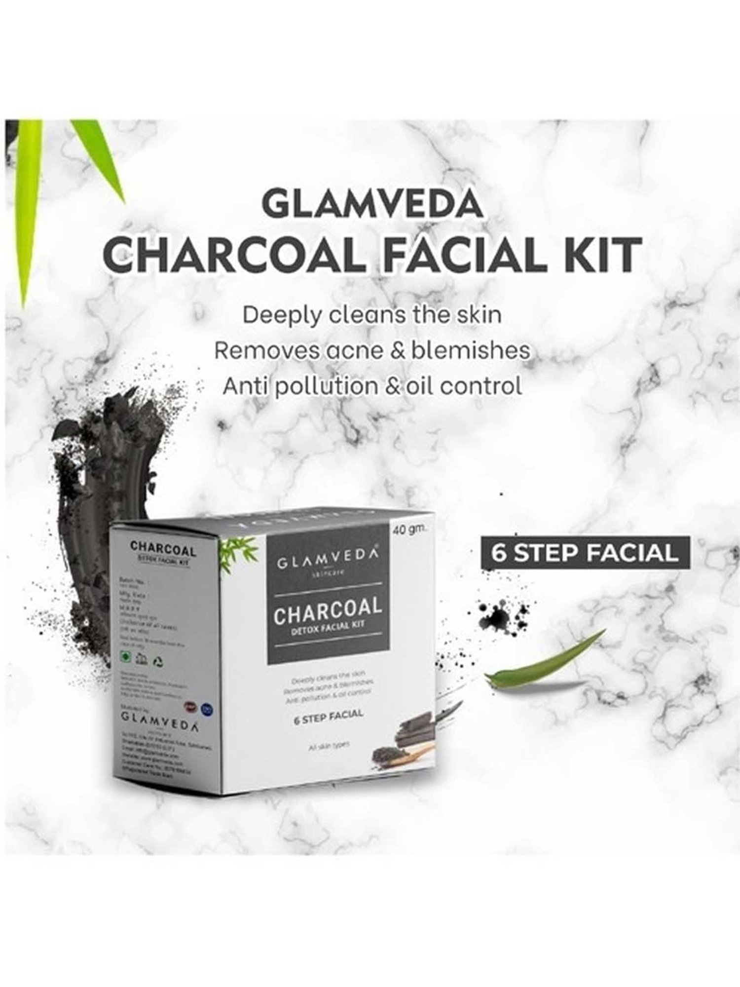 Charcoal Detox  Facial Kit