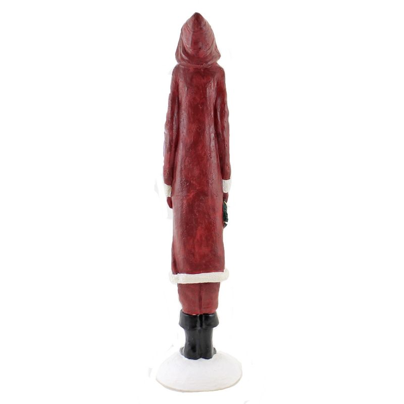Black Art 19.0" Pencil Santa With Bell Christmas Wreath Claus  -  Decorative Figurines