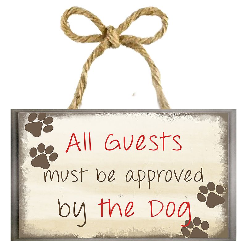 10" x 7" Approved By The Dog Single Picture Frame Brown - PTM Images