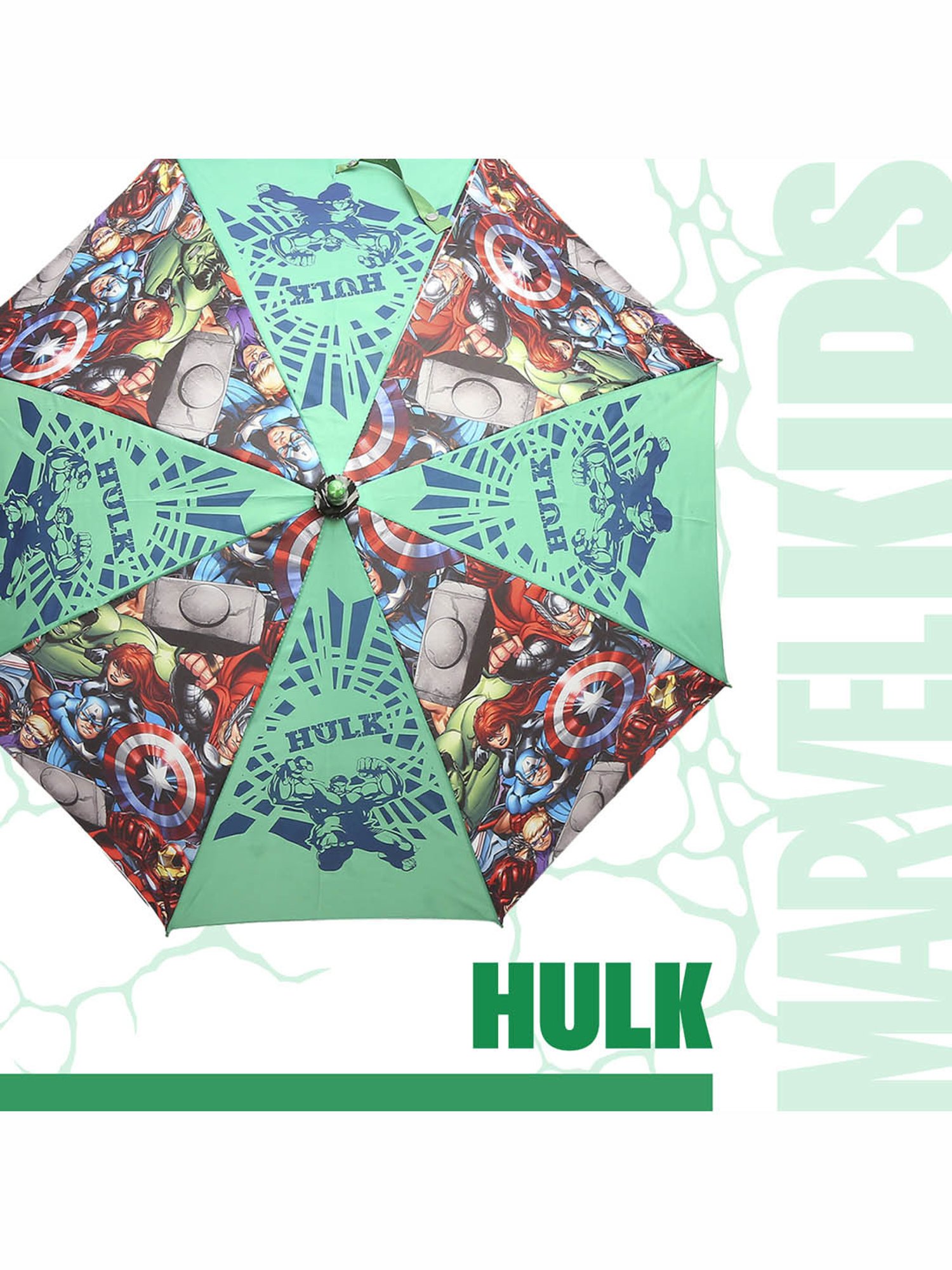 Citizen Green Printed Free Size Umbrella