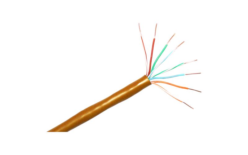 ClearLinks 1000FT Cat. 6 550MHZ Stranded Orange Bulk Cable - Category 6 - 1000ft - Bare Copper - Bulk - Stranded - Orange