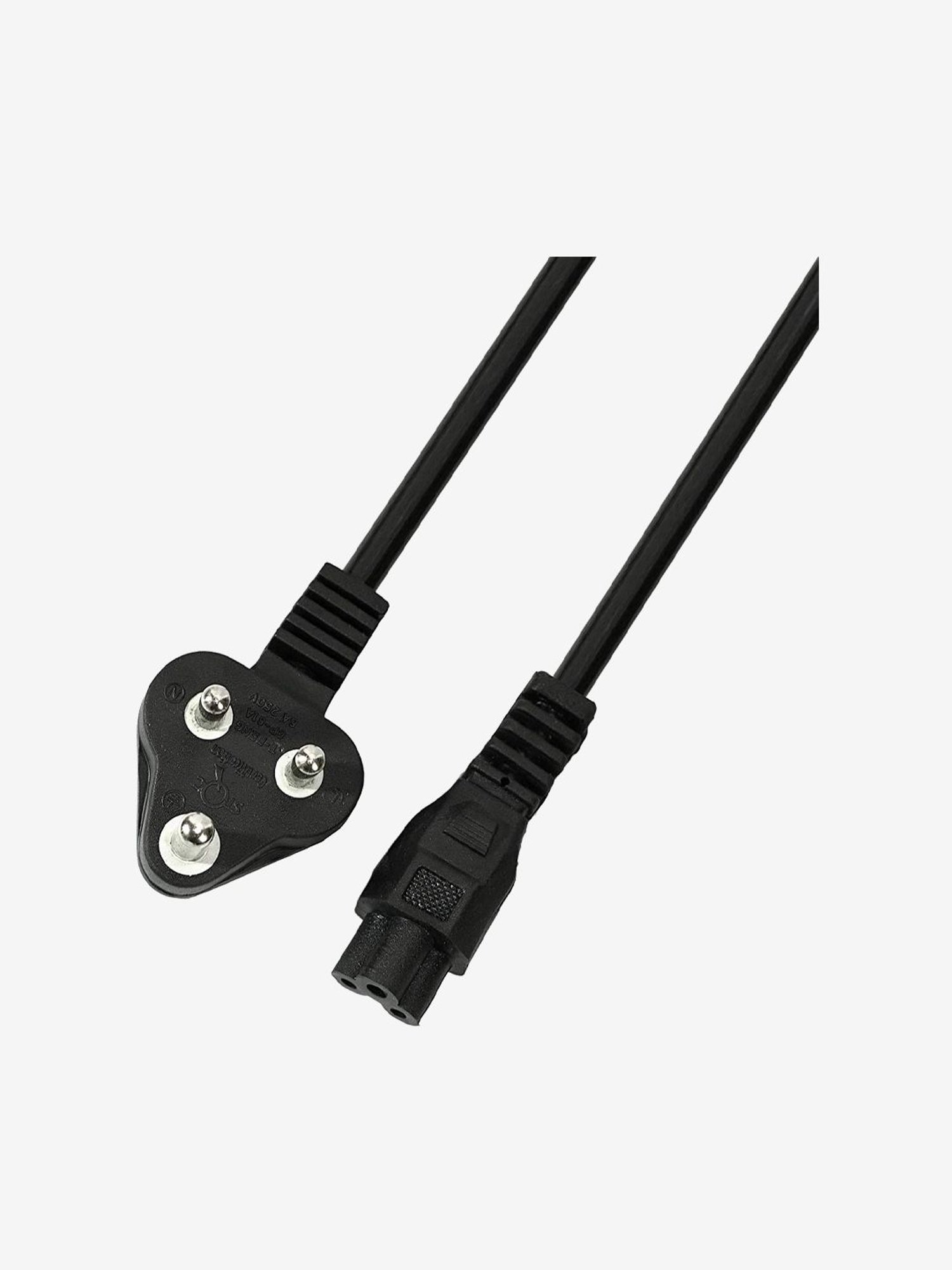 Ebsb 3 Pin Laptop Power Cable Cord For Charger Adapter 1M (Black)