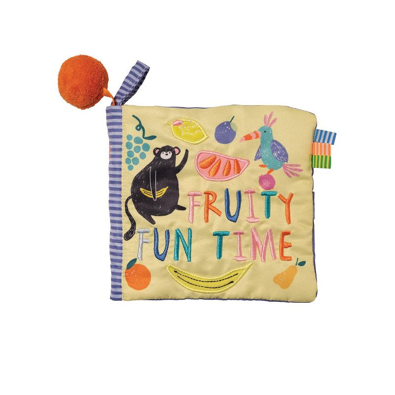 Manhattan Toy Fruity Fun Time Soft Book, Ages 0 Months and Up