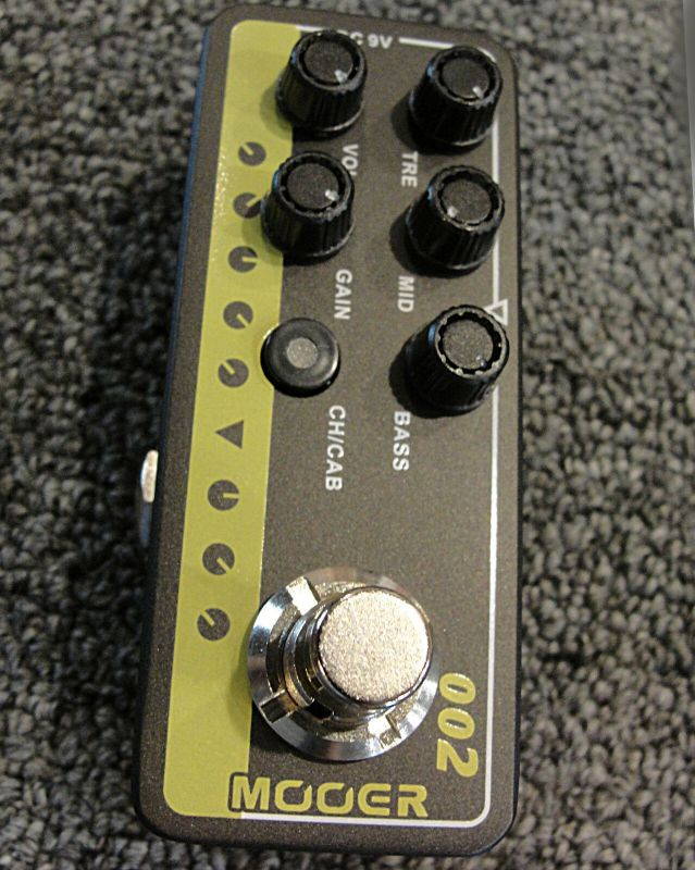 Mooer Micro Preamp 002 UK Gold 900 Guitar Effects Pedal Based on Marshall JCM900