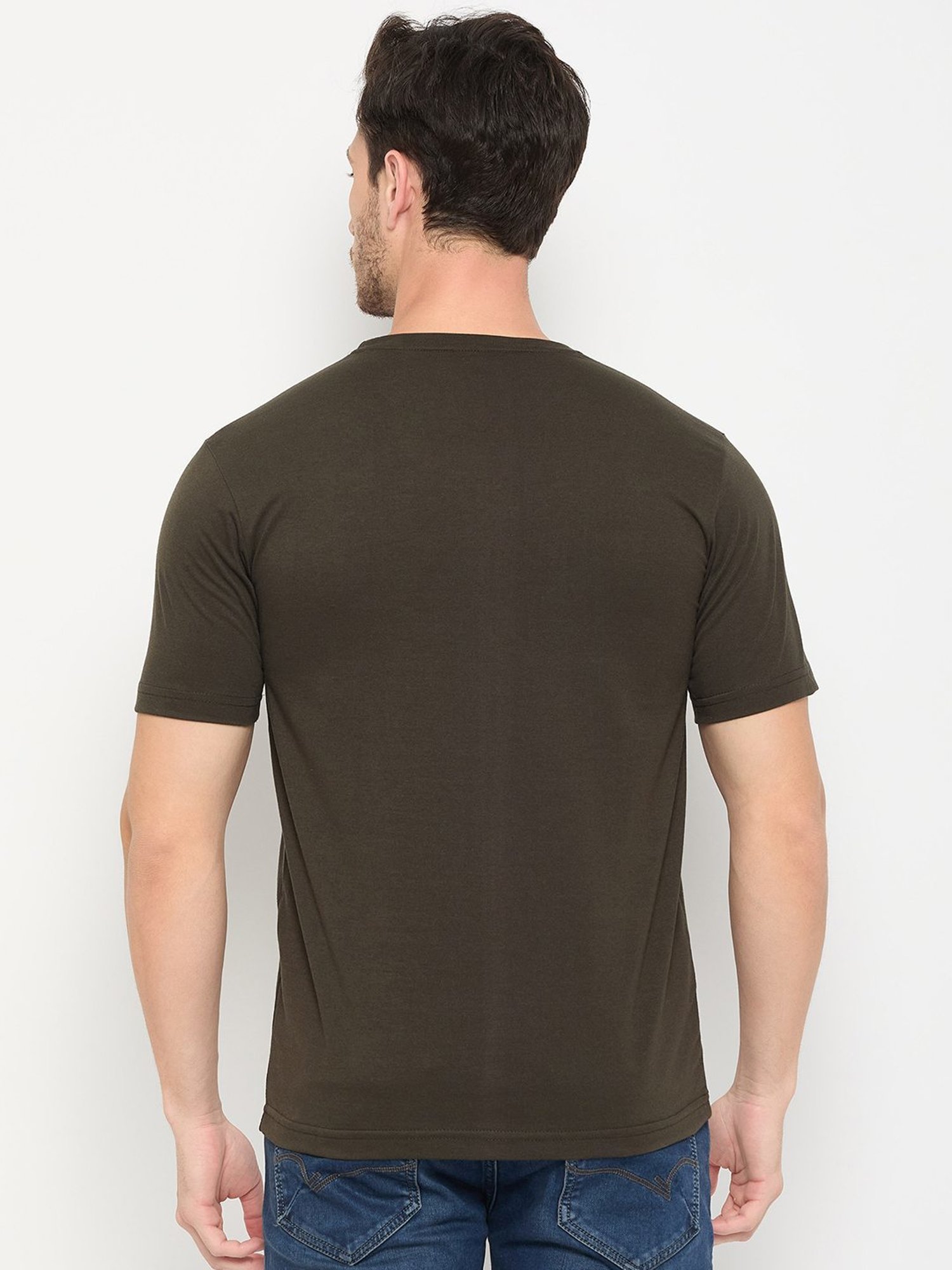 Duke Black & Green Regular Fit T-Shirt