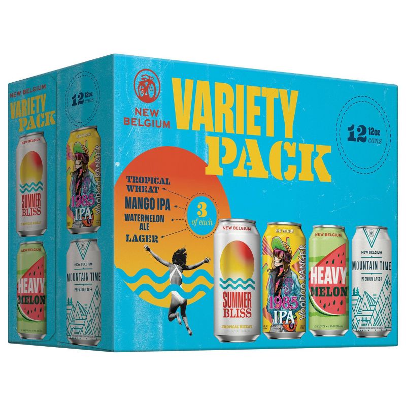New Belgium Brewing Variety Pack - 12pk/12 fl oz Cans