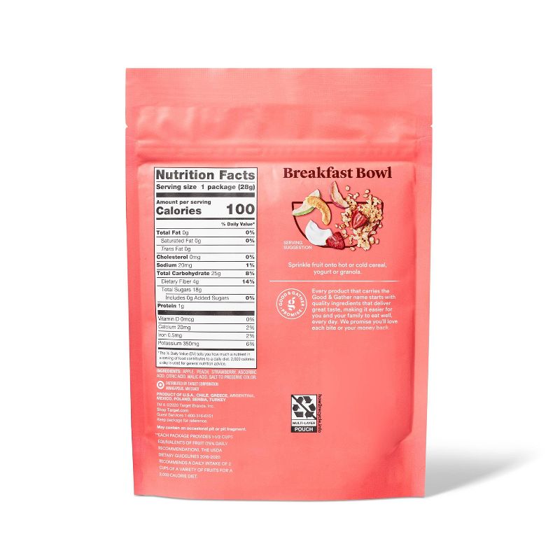 Apple, Strawberry, & Peach Freeze Dried Fruit Blend - 1oz - Good & Gather™