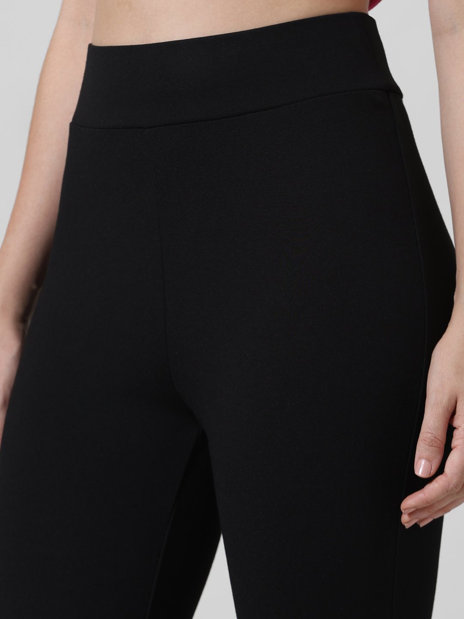Only Black Blended Regular Fit Leggings
