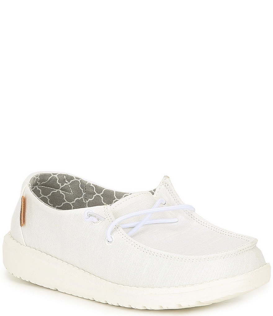 Hey Dude Girls' Wendy Linen Washable Slip-Ons (Toddler)