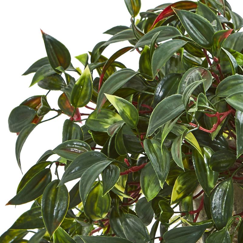 Mini Melon Artificial Plant in Weathered Planter - Nearly Natural