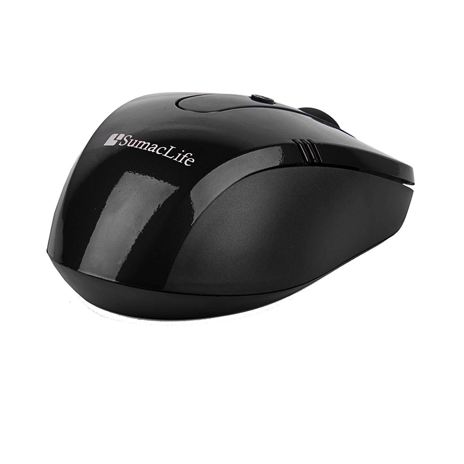 Samsung 9 Series Accessories Black Gloss Wireless Mouse for your Notebook + LIVE LAUGH LOVE Wrist band