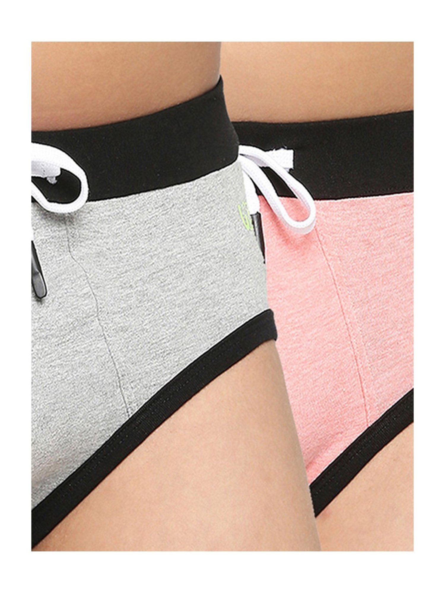 HOP Kids by Westside Yellow Printed Cotton Briefs - Pack of 5