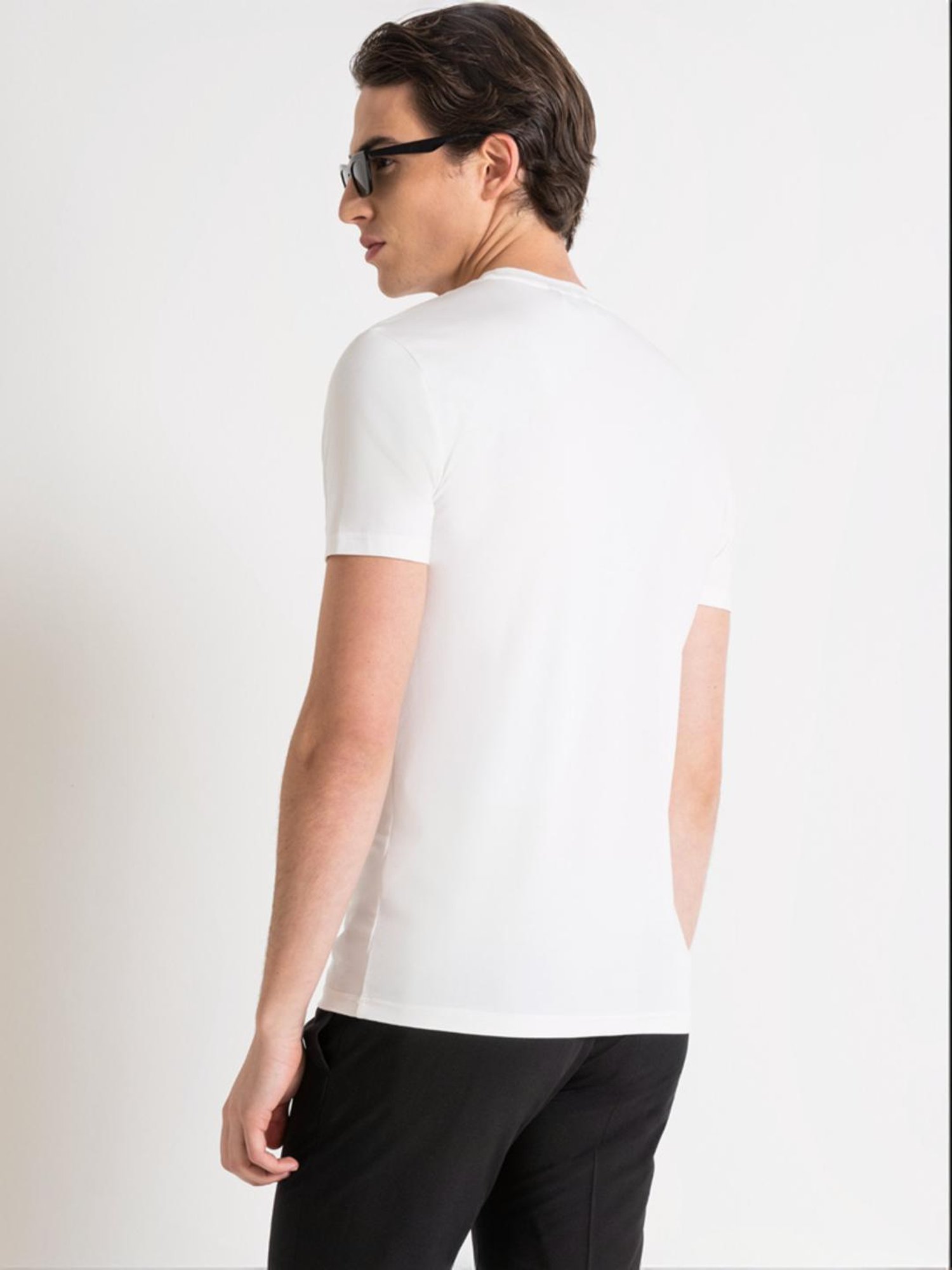 Antony Morato White Slim Fit T-Shirt