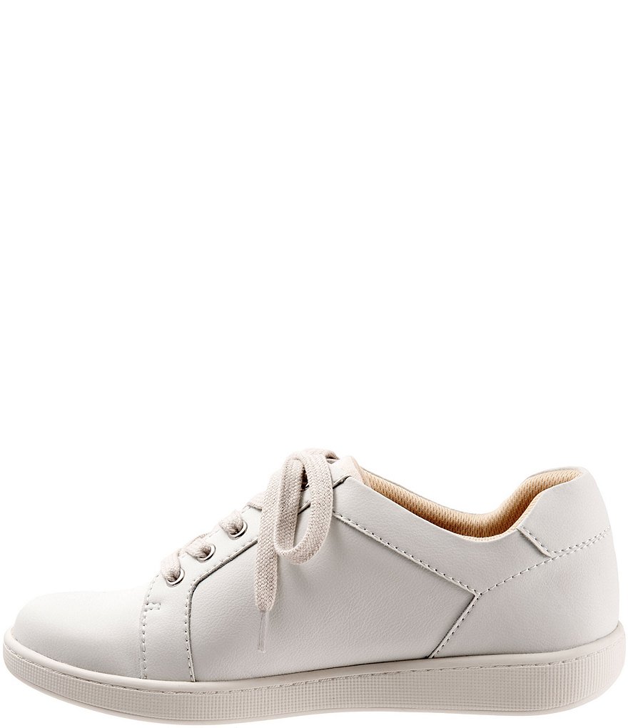 Trotters Adore Leather Lace-Up Sneakers