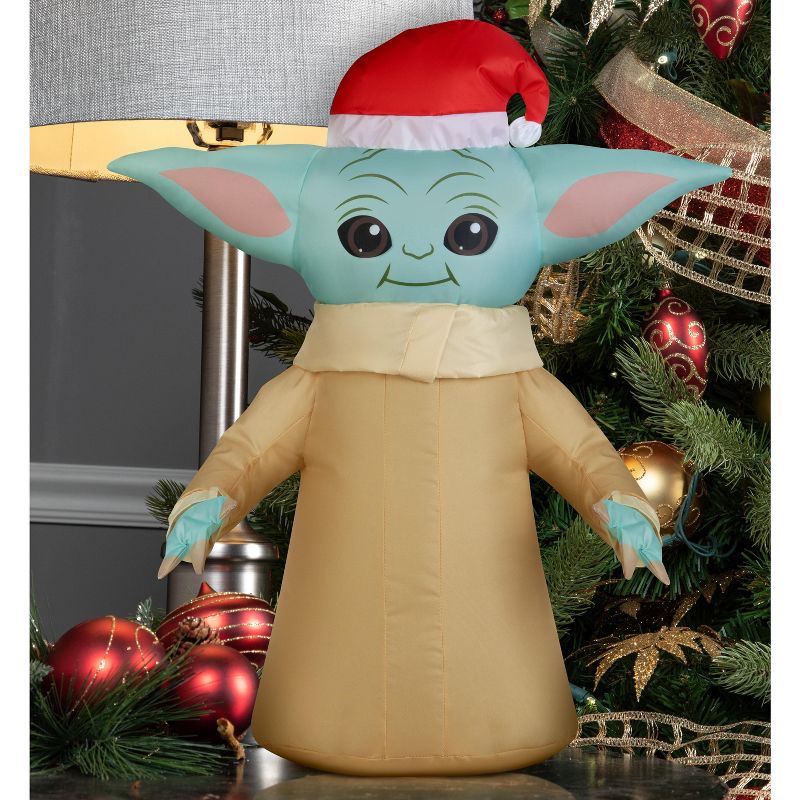 Gemmy Airdorable Christmas Airblown Inflatable The Child Star Wars,  Tall, brown