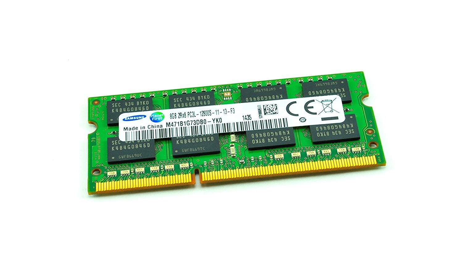 M471B1G73DB0-YK0 Samsung 8GB DDR3 PC3L-12800S Laptop Sodimm Memory RAM