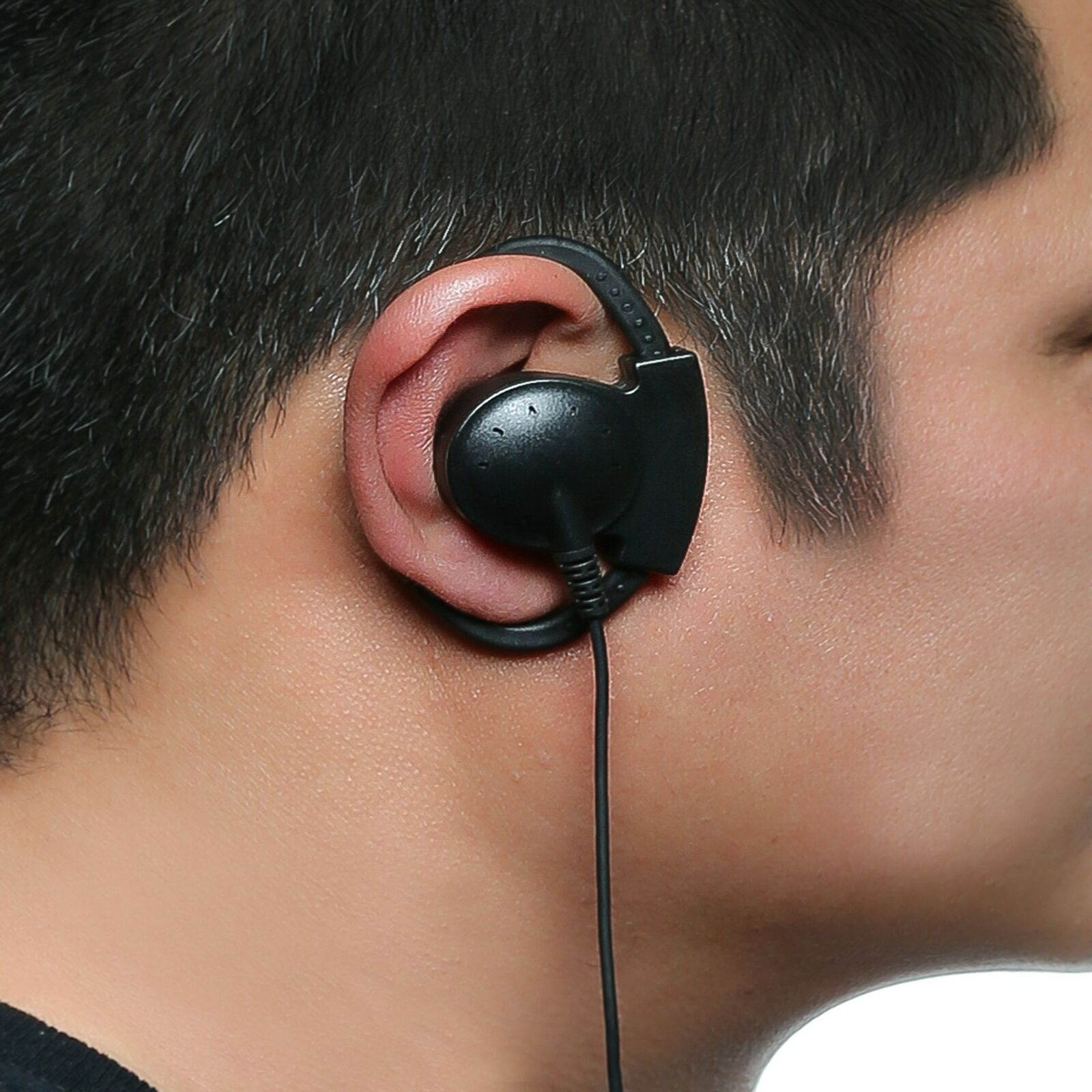 2x High Quality D-Sharp Earpiece PTT for Wouxun KG-UV8D KG-UV899 KG-929