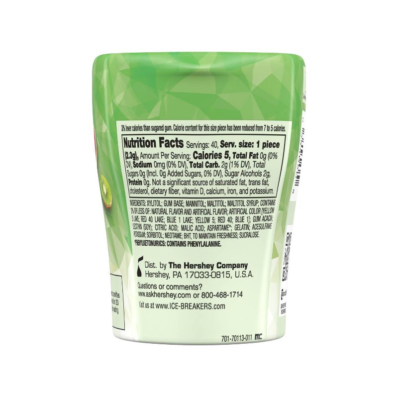 Ice Breakers Kiwi Watermelon Ice Cubes Gum - 3.24oz