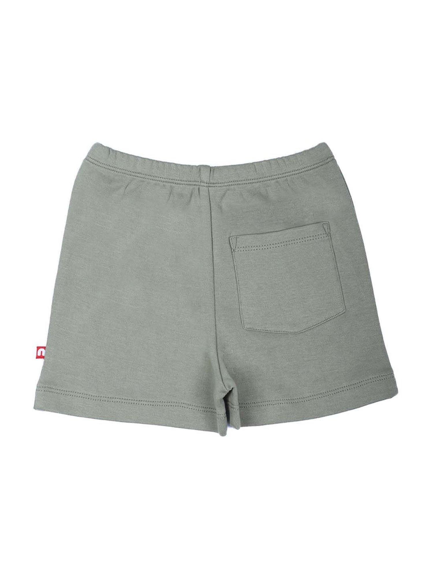 Nino Bambino Boys Grey & White Cotton Regular Fit Shorts (Pack of 2)
