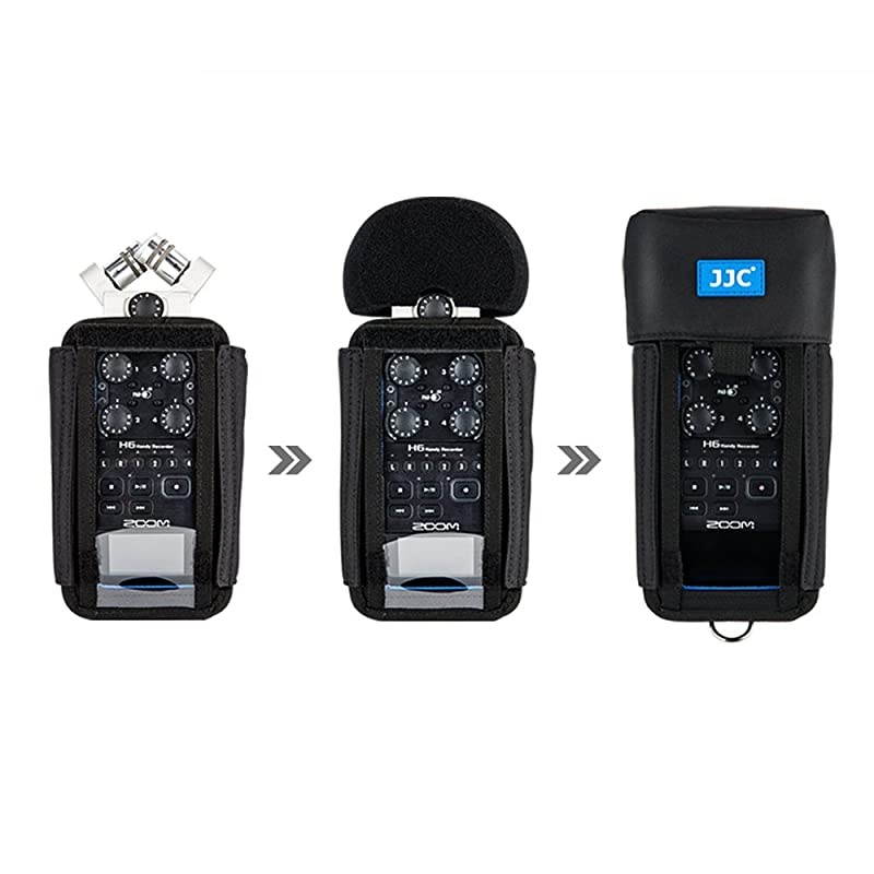 HRP-H6 Handy Recorder Protective Pouch Case for Zoom H6 - Black