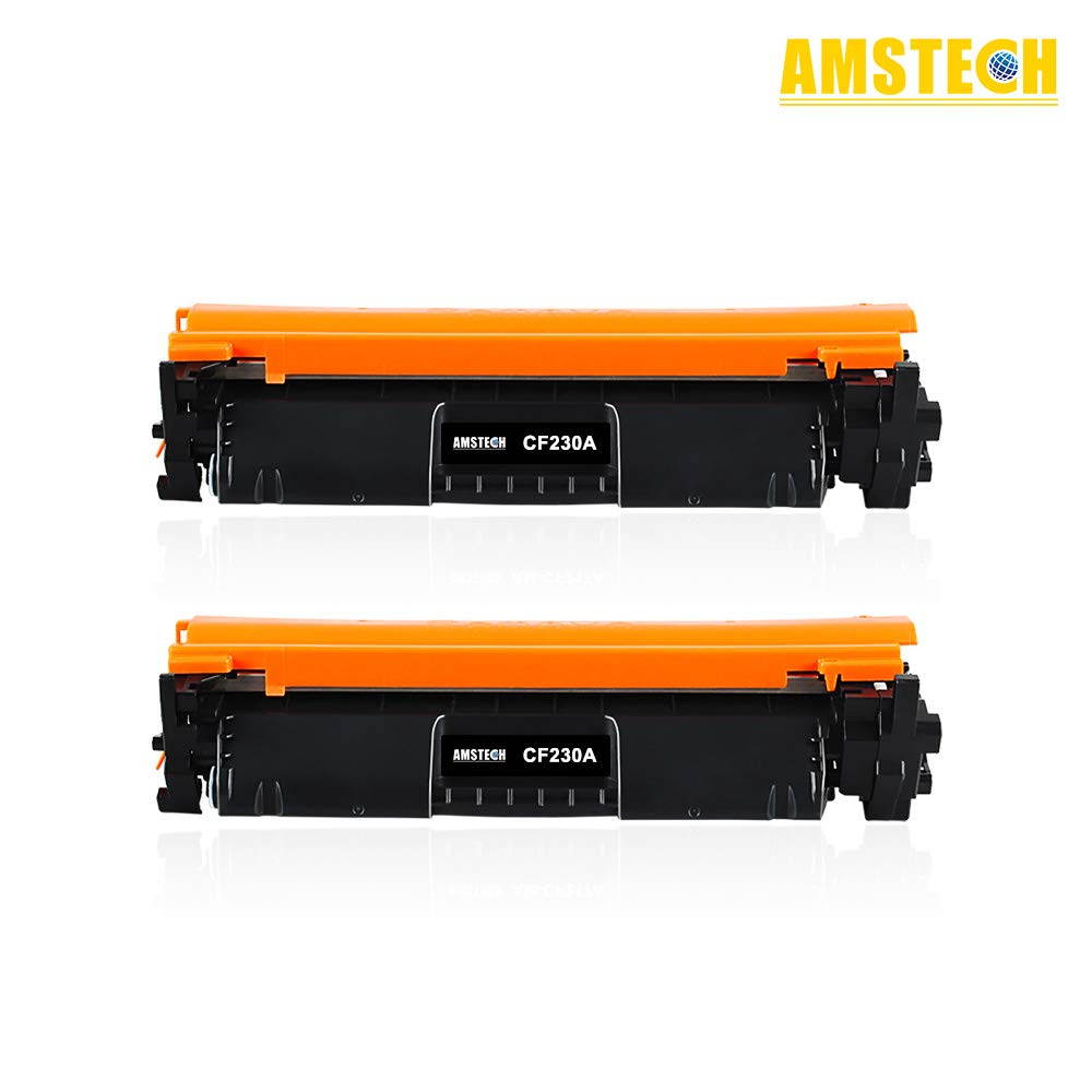 Compatible Toner Cartridge Replacement for HP 30A CF230A 30X CF230X HP M203dw M227fdw Toner HP Laserjet Pro M203dw M227fdw M227fdn M203dn M203d M227d M227sdn M203 Ink Printer (Black, 2-Pack)