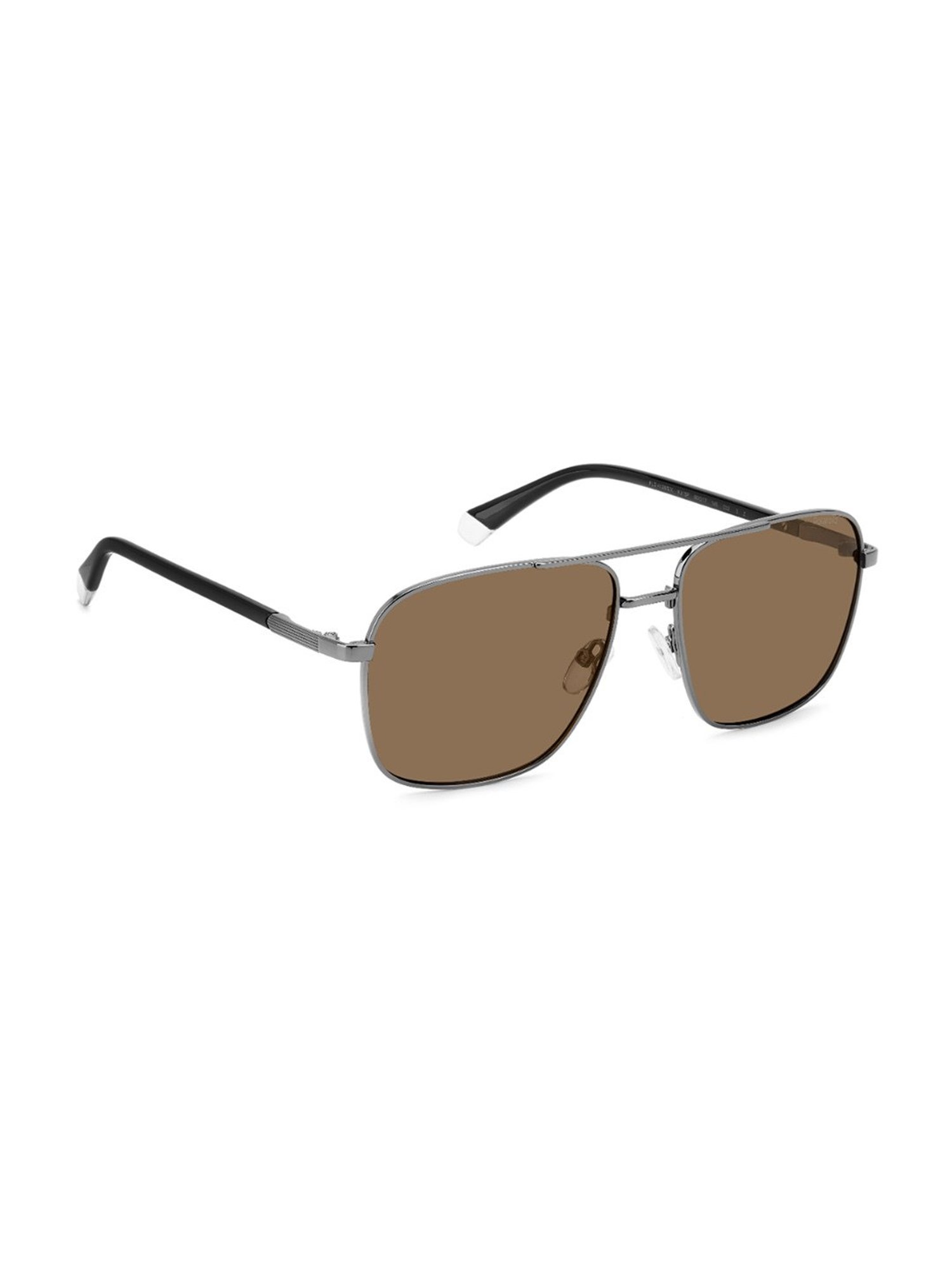 Polaroid Brown Rectangular Sunglasses for Men