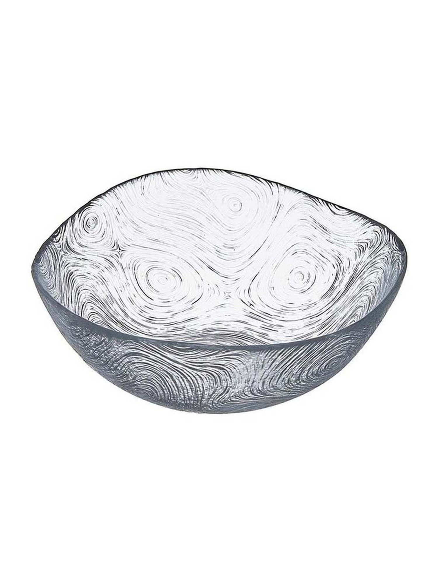 Pasabahce Transparent Glass 24 cm Dessert Bowl (0.2 L) - Set of 6