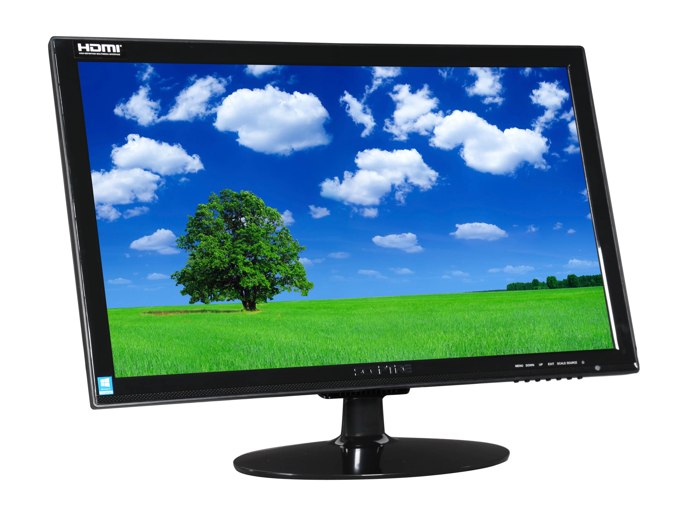 Sceptre E205W-1600 20" 1600 x 900 HD+ Resolution 75Hz 5ms 2xHDMI VGA Built-in Speakers Ultra Thin LED Backlit LCD Monitor