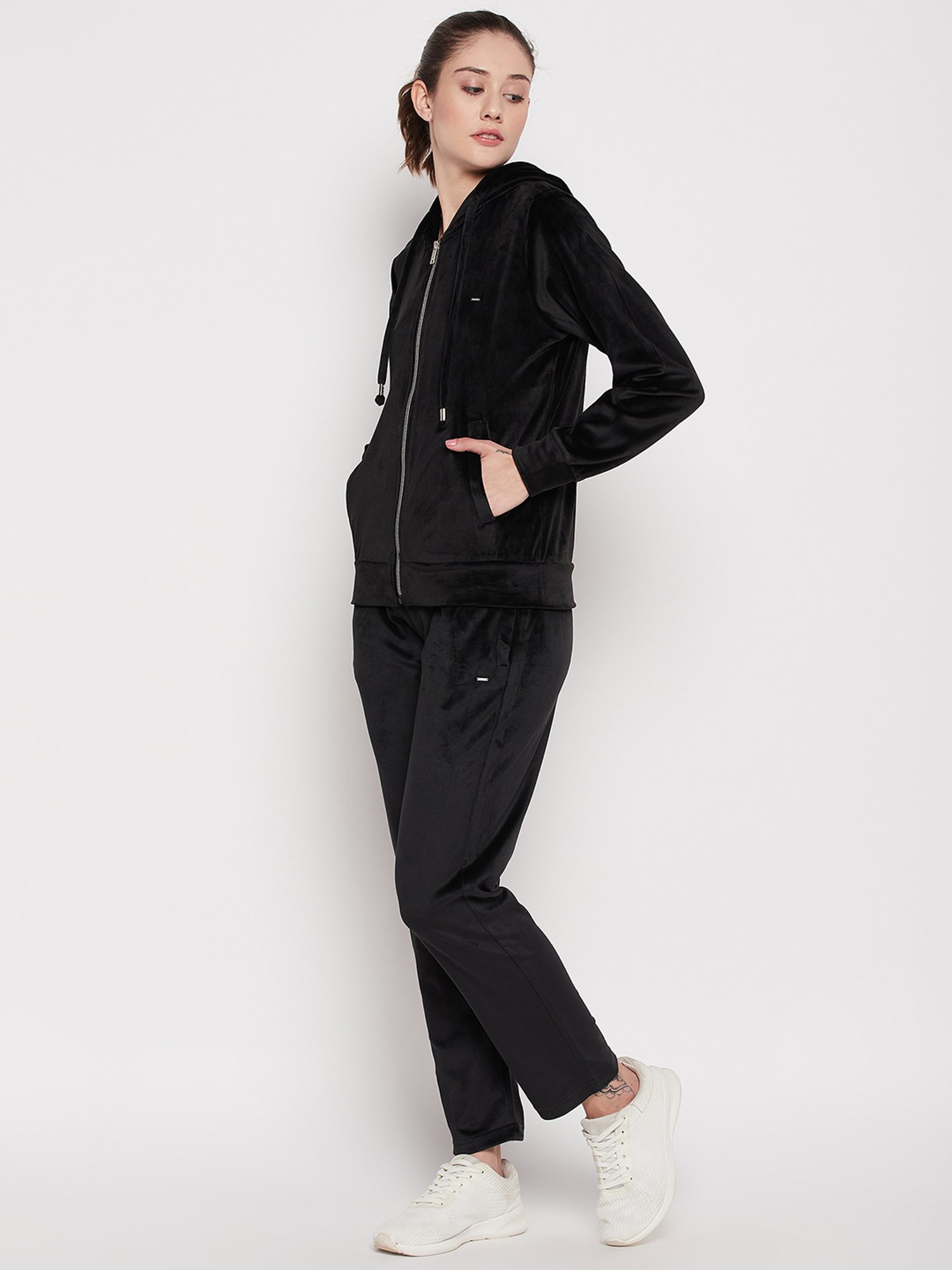 Okane Black Regular Fit Tracksuit