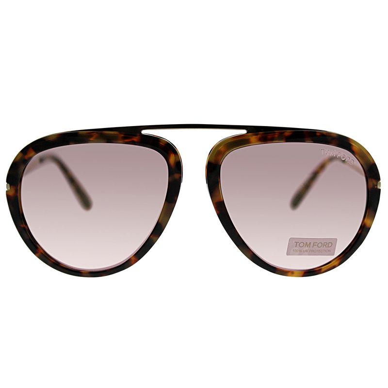 Tom Ford Stacy  53Z Unisex Aviator Sunglasses Blonde Havana 57mm