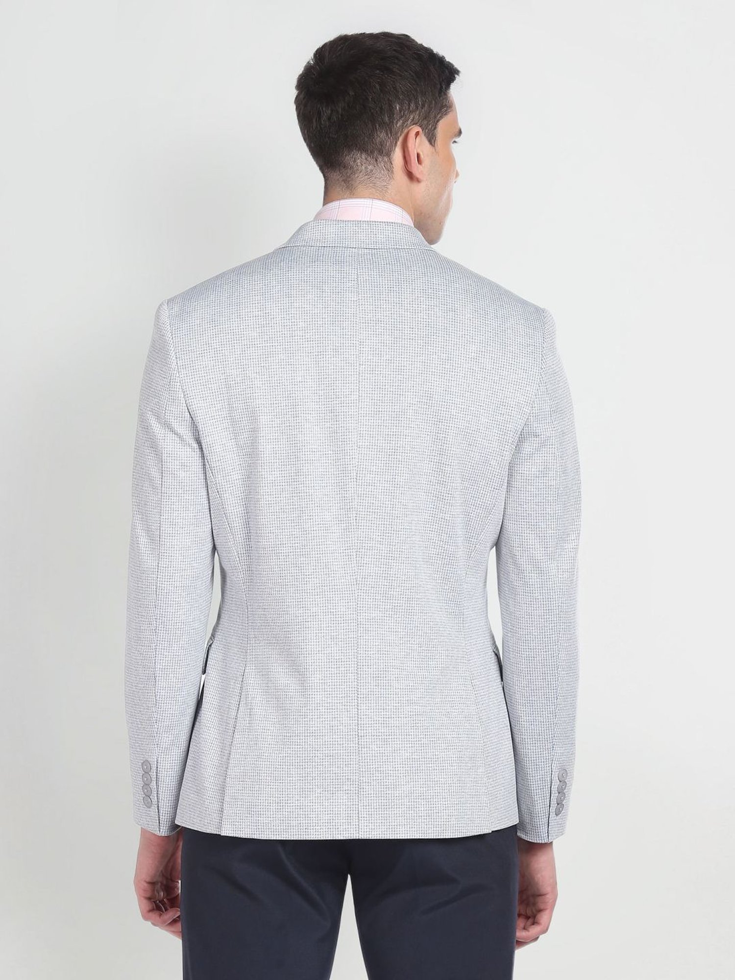 Arrow Sports Green Regular Fit Texture Waistcoat