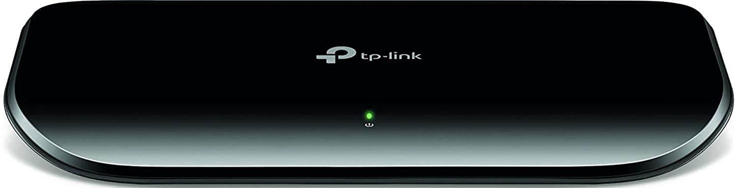 Gigabit Network Switch, Unmanaged TP-Link 8 Port Gigabit Ethernet Network Switch | Plug and Play | Desktop or Wall-Mounting | Plastic Case Ethernet Splitter | Fanless