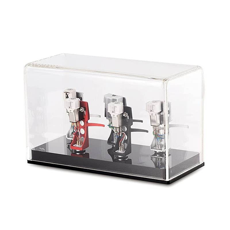 Headshell Cartridge Keeper Phono Shell Case Acrylic Box Turntable Record Player Stylus Holder Rectangle