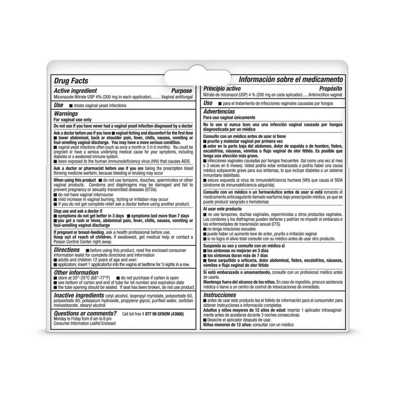 Lagicam 3-Day Yeast Infection Treatment - 0.9oz