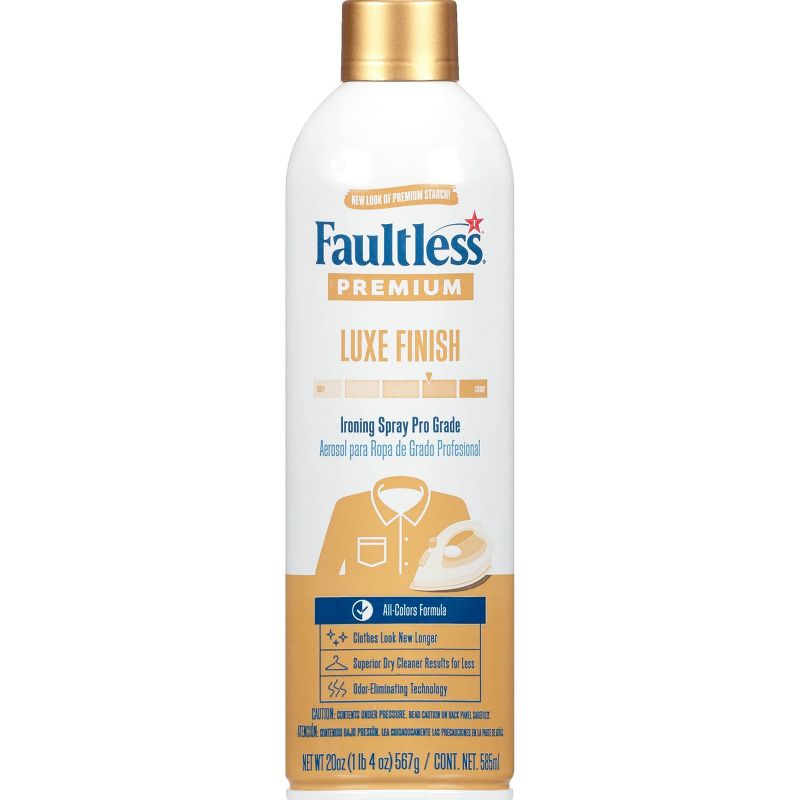 Faultless Premium Spray Starch - 20oz