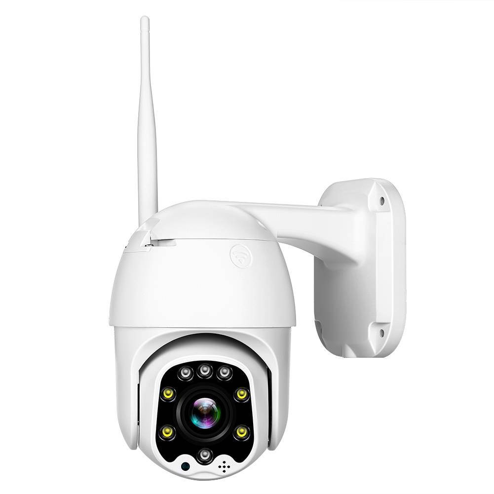 TOMLOV TLC01 5MP HD WiFi Outdoor PTZ Camera with 5x(2.7-13.5mm) optical zoom, 2592*1092 Pixel, Intelligent Full-color Night Vision, Two-way Audio, 5db External Antenna, for House