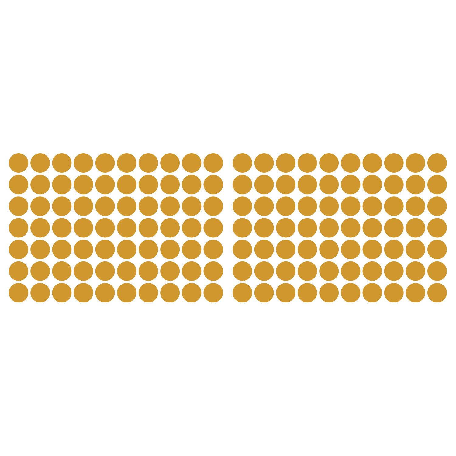 LiteMark 2 Inch Orange Dot Decals - Pack of 80