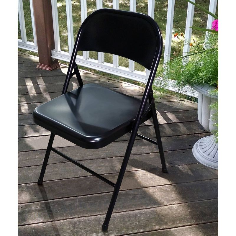Steel Folding Chair Black - PDG