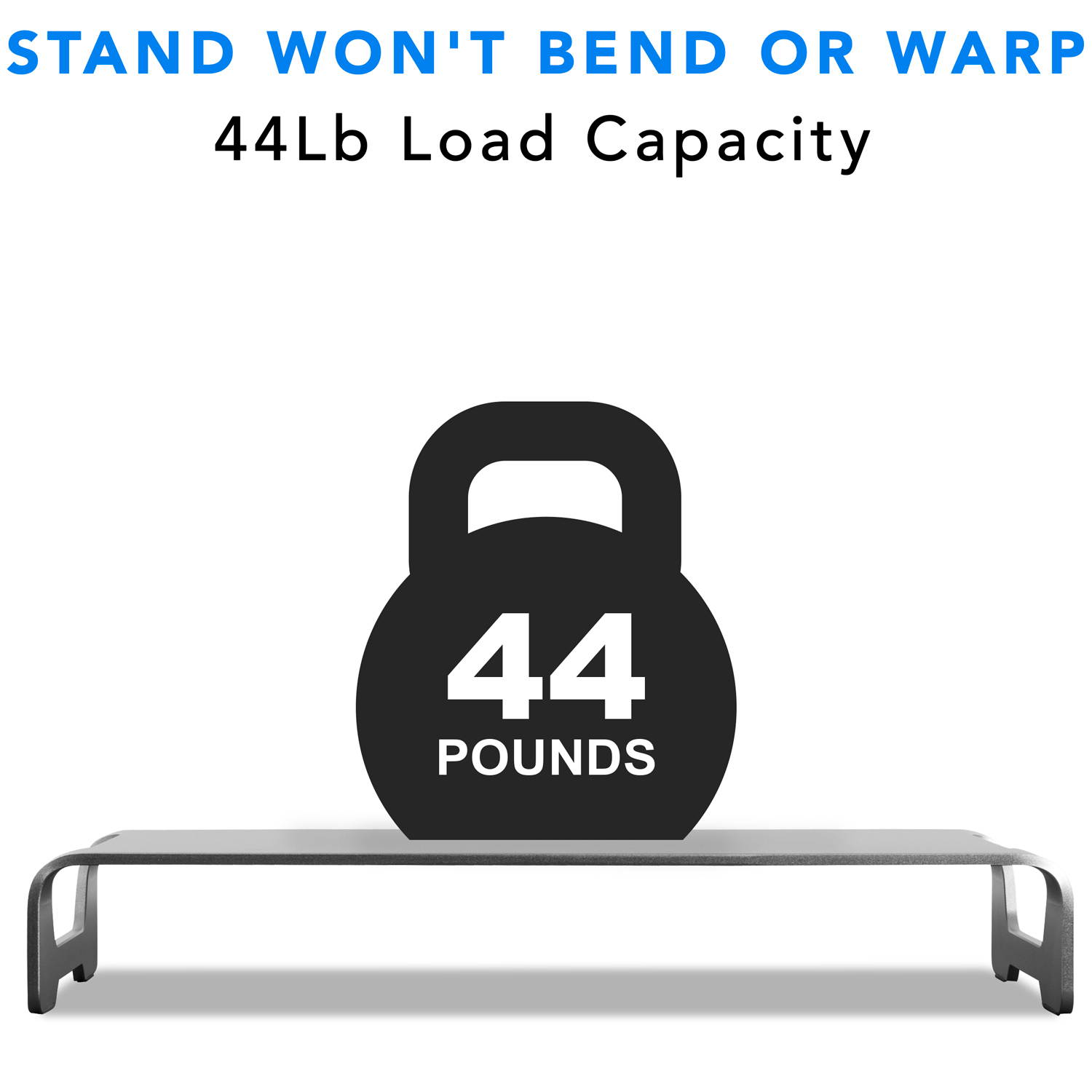 Mount-It! Aluminum Monitor Stand for iMac | Wide Unibody Monitor Riser | Desktop Organizer with Keyboard Storage