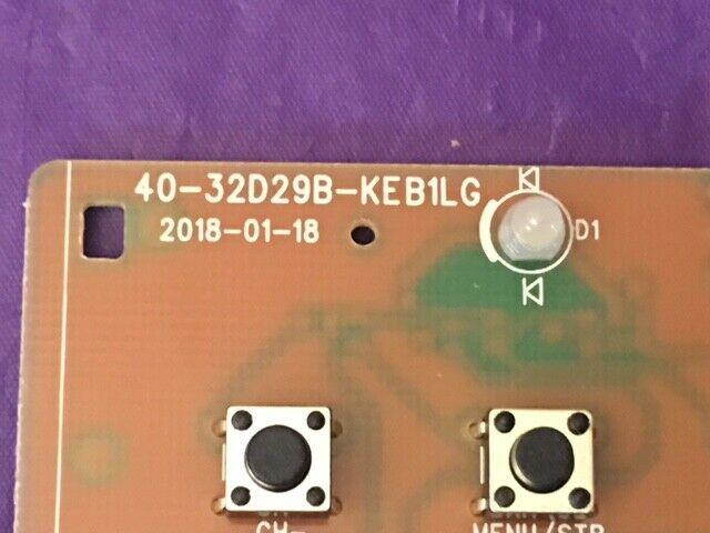 TCL 49S405 POWER BUTTON/IR SENSOR 40-32D29B-KEB1LG