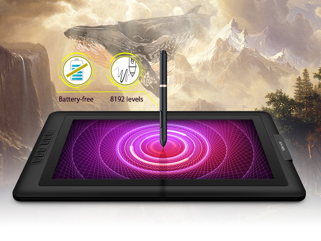 XP-Pen Artist15.6 15.6 Inch IPS Drawing Monitor Pen Display Graphics Digital Monitor with Battery-free Passive Stylus (8192 levels pressure)