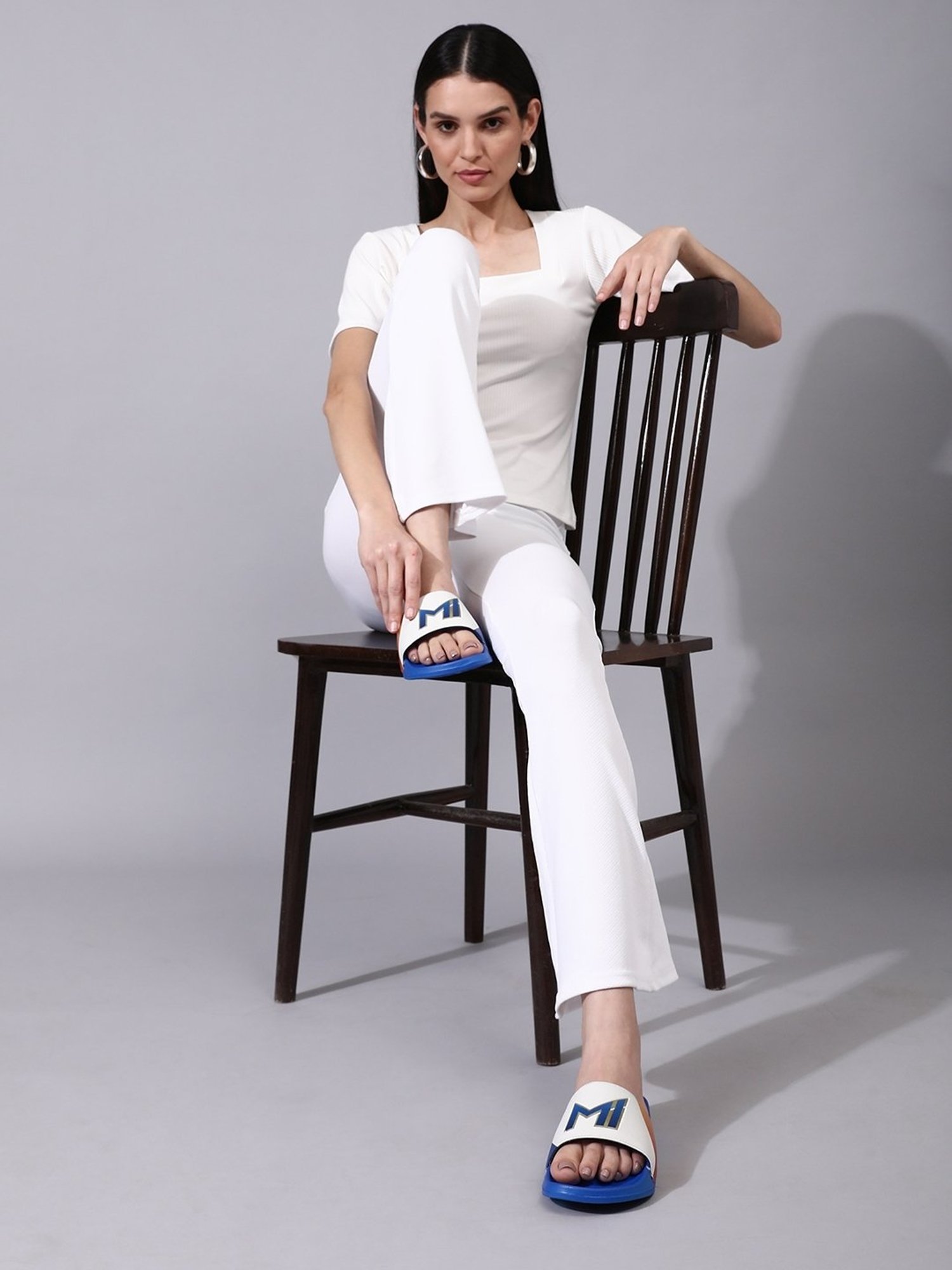 Chupps Women's MI Official White Slides